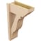 Ekena Millwork 8-in W x 18-in D x 30-in H Funston Slat Rough Cedar Woodgrain TimberThane Outlooker, Primed Tan OUTUR080X18X30FST24RCPR - alternate 2